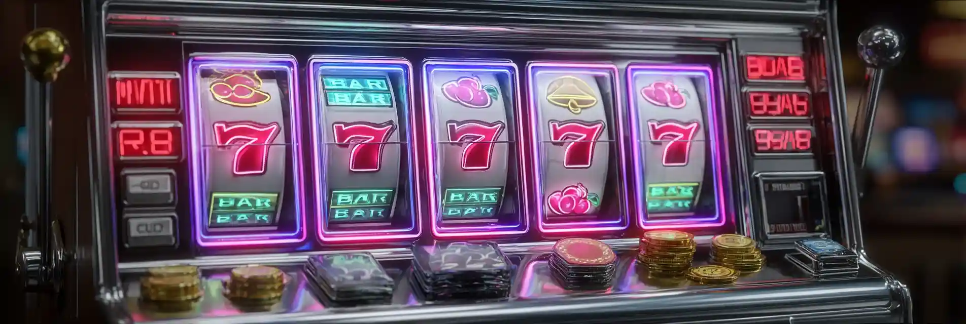 slot machine sheet cake